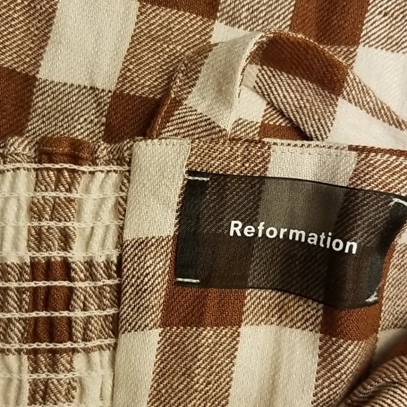 Reformation Coconut Havana Romper size 10 - Picture 7 of 8